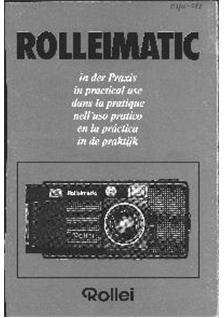 Rollei Rolleimatic manual. Camera Instructions.